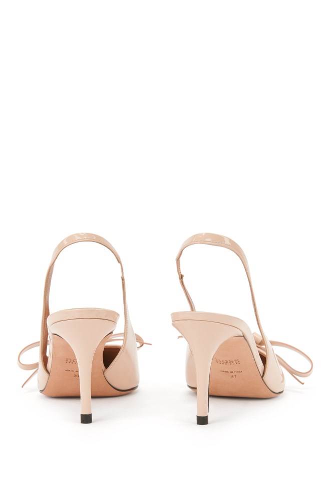 Hugo Boss Slingback pumps Lyse Beige | D59ShaiY