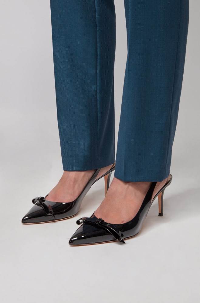 Hugo Boss Slingback pumps Svarte | ts7k0BXN