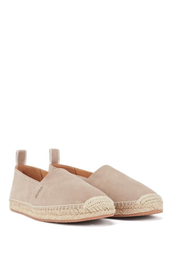 Hugo Boss Slip-on espadrilles Khaki | 3K3OF0yV