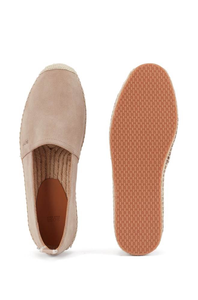 Hugo Boss Slip-on espadrilles Khaki | 3K3OF0yV