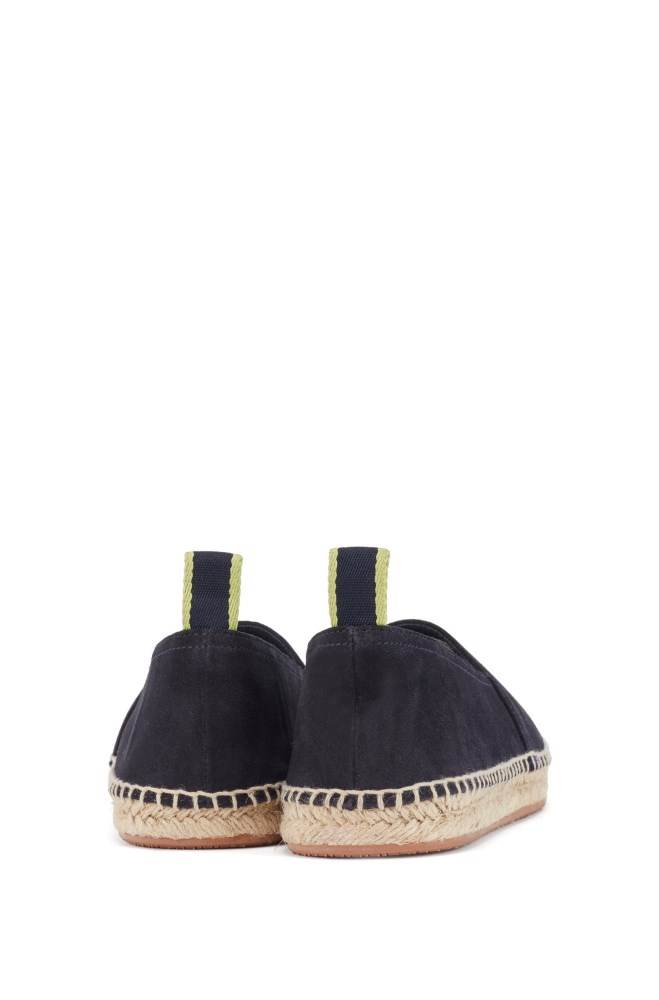 Hugo Boss Slip-on espadrilles Mørke Blå | XniWoGvV