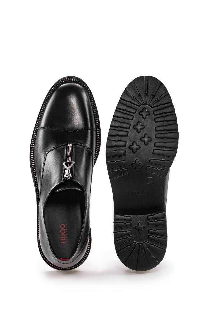 Hugo Boss Slip-on shoes Svarte | Qf9PpcD8