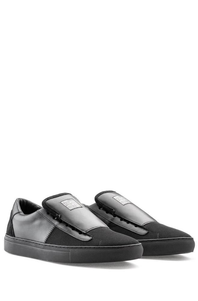 Hugo Boss Slip-on shoes Svarte | aTMikfJP