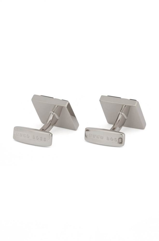 Hugo Boss Square cufflinks Mørke Blå | kcYMUZNh