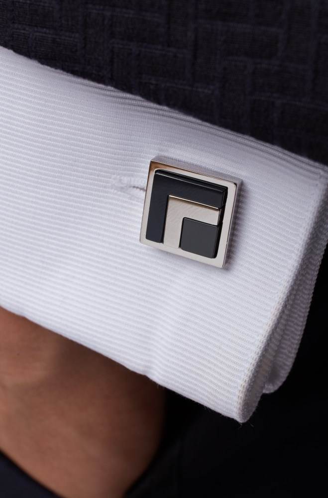 Hugo Boss Square cufflinks Mørke Blå | kcYMUZNh