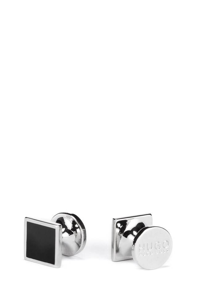 Hugo Boss Square cufflinks Svarte | 2ErJCcLV