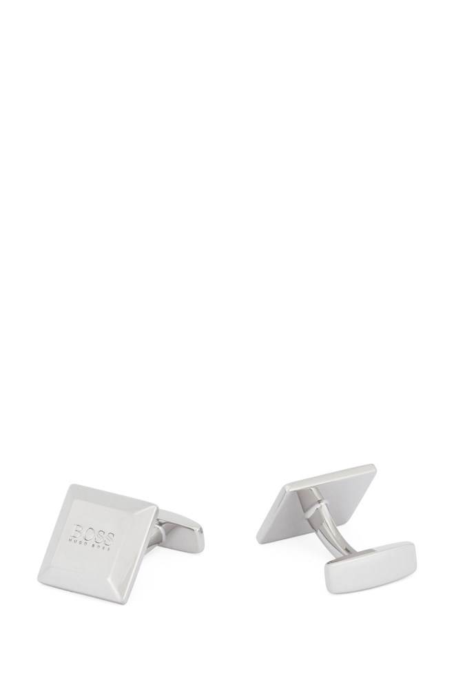 Hugo Boss Square logo cufflinks Sølv | BUcGNnqw