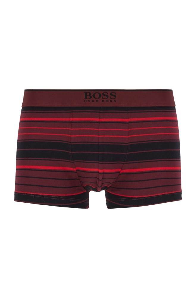 Hugo Boss Straight-cut trunks Mørke Rød | zK2xt5iN