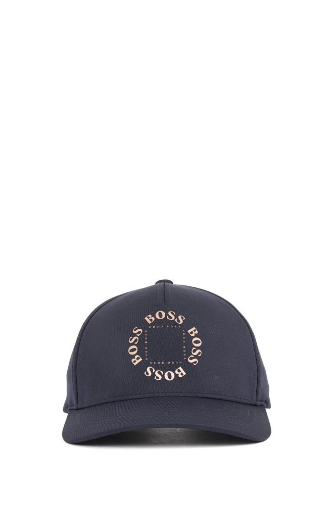 Hugo Boss Stretch-canvas cap Mørke Blå | sjMFCsMd