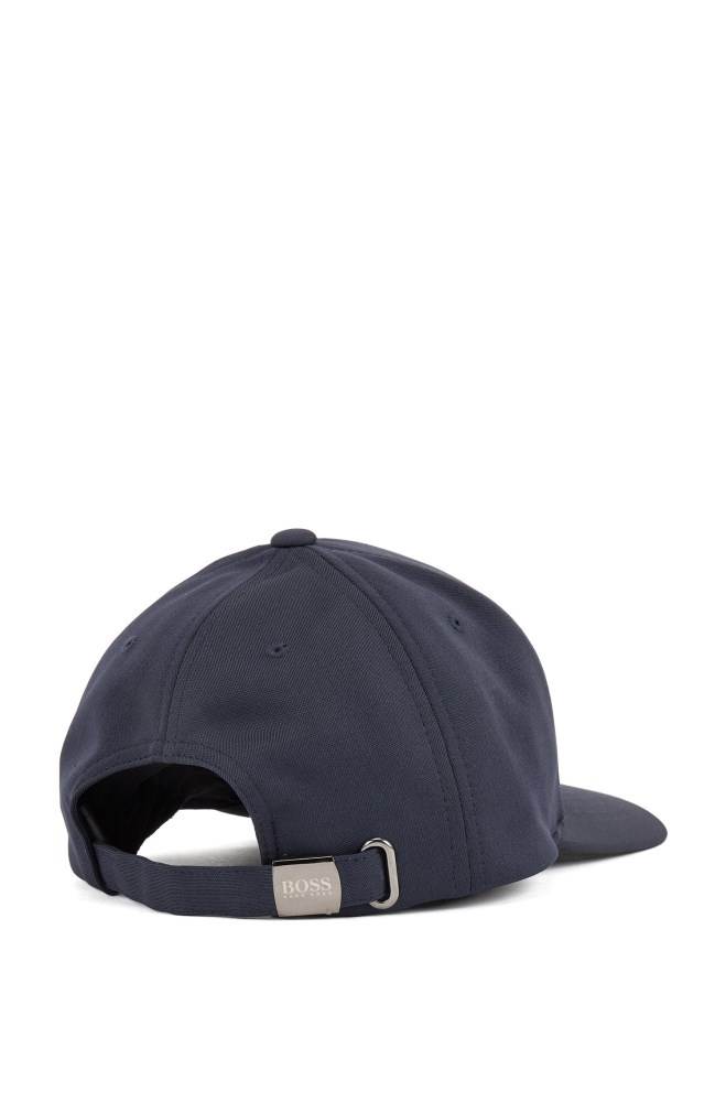 Hugo Boss Stretch-canvas cap Mørke Blå | sjMFCsMd