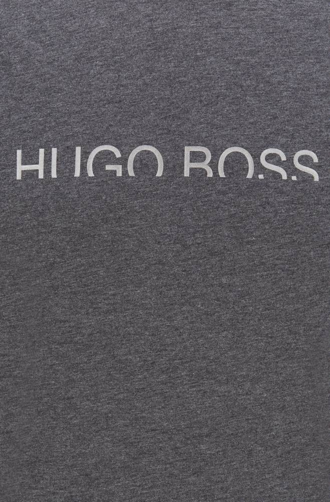 Hugo Boss Stretch-cotton pyjama T-shirt Mørke Grå | xENQCTr1