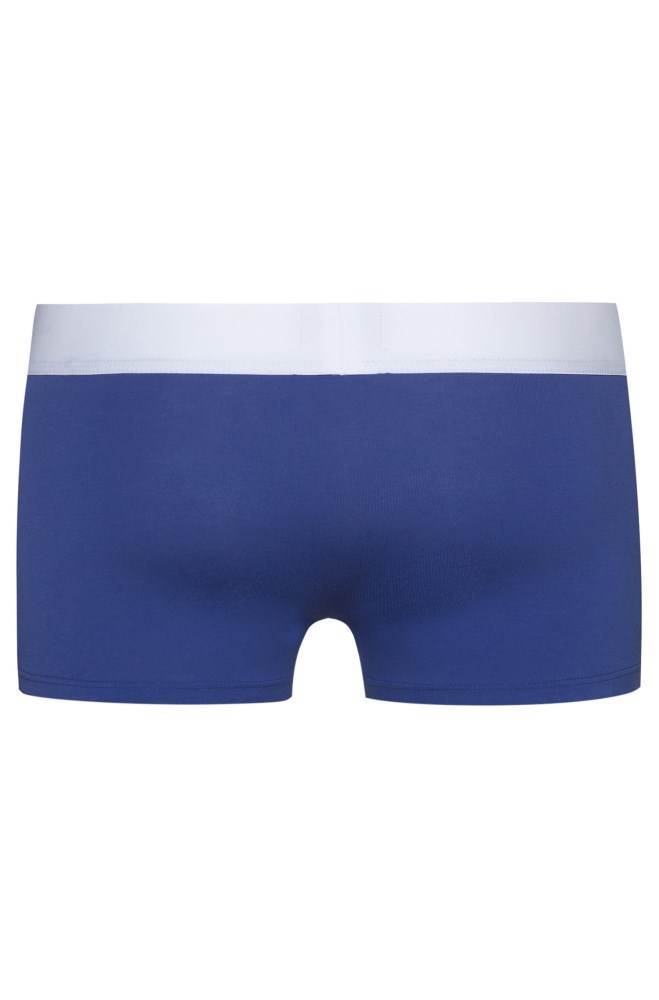 Hugo Boss Stretch-cotton trunks Blå | c5UlPvPt