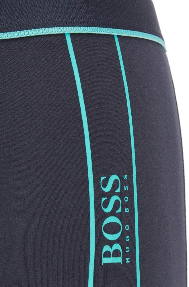 Hugo Boss Stretch-cotton trunks Mørke Blå | EYpnEgOI