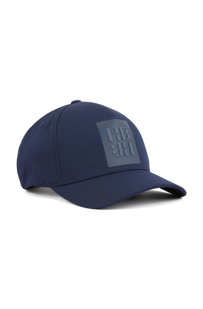 Hugo Boss Stretch-twill cap Mørke Blå | xg2ODTEt