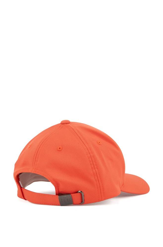 Hugo Boss Stretch-twill cap Oransje | XkZFRiSN