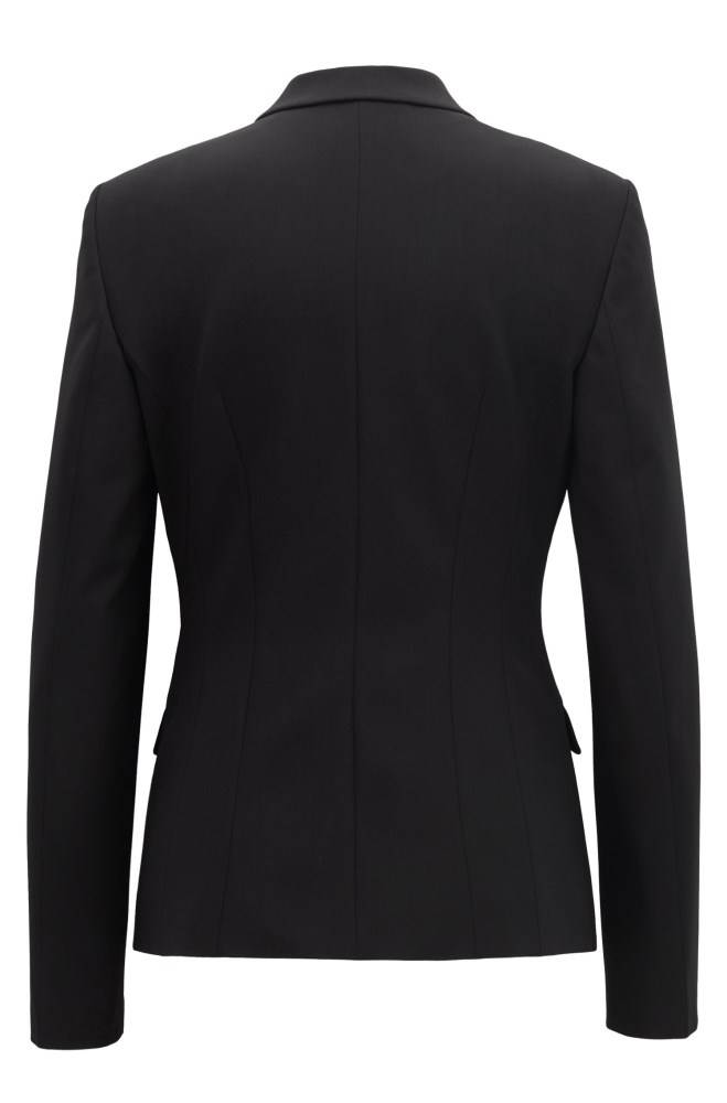 Hugo Boss Stretch wool blazer Svarte | GgCDQMNc