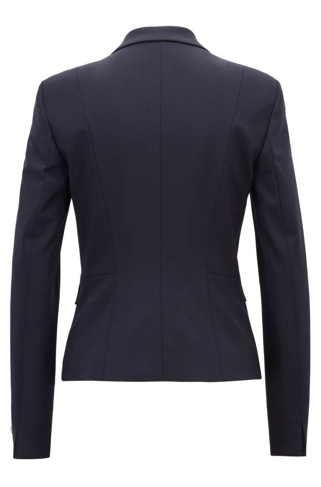 Hugo Boss Stretch wool jacket Mørke Blå | MgNPtoUT