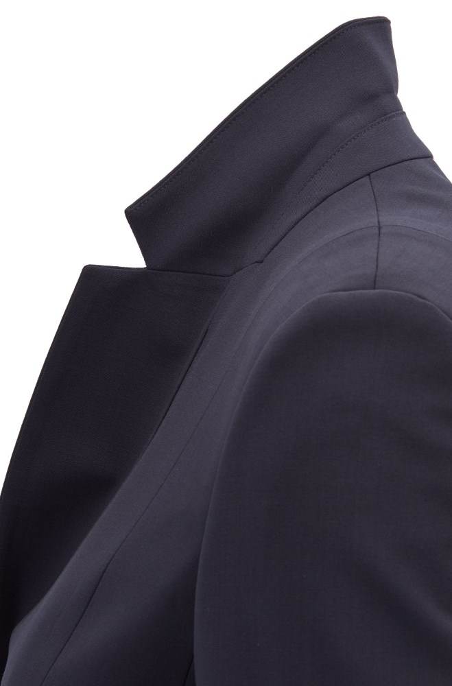 Hugo Boss Stretch wool jacket Mørke Blå | MgNPtoUT