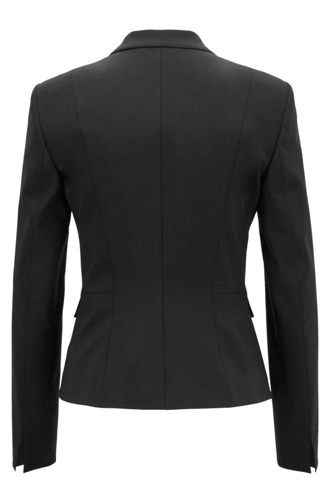 Hugo Boss Stretch wool jacket Svarte | nejIeHlJ