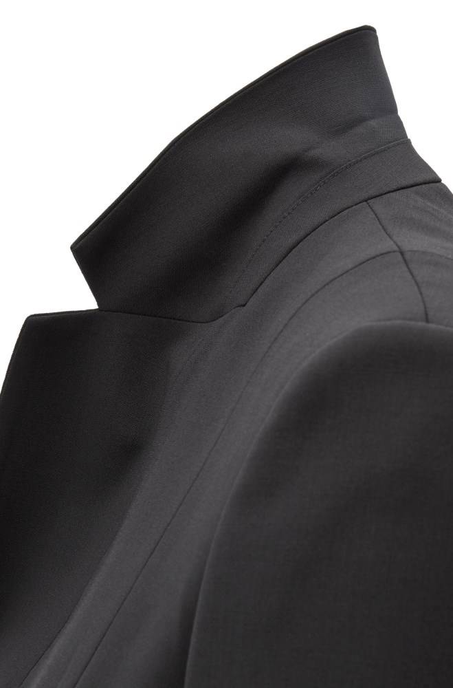 Hugo Boss Stretch wool jacket Svarte | tAbUQiMf