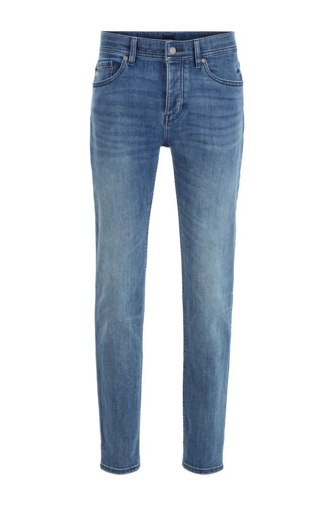 Hugo Boss Tapered-fit jeans Blå | DAzEaRXX