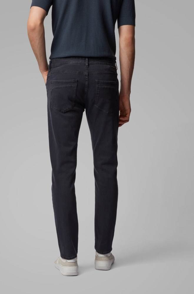 Hugo Boss Tapered-fit jeans Mørke Blå | EipjOPeA