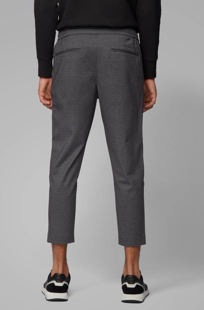 Hugo Boss Tapered-fit trousers Grå | rzyKp45J