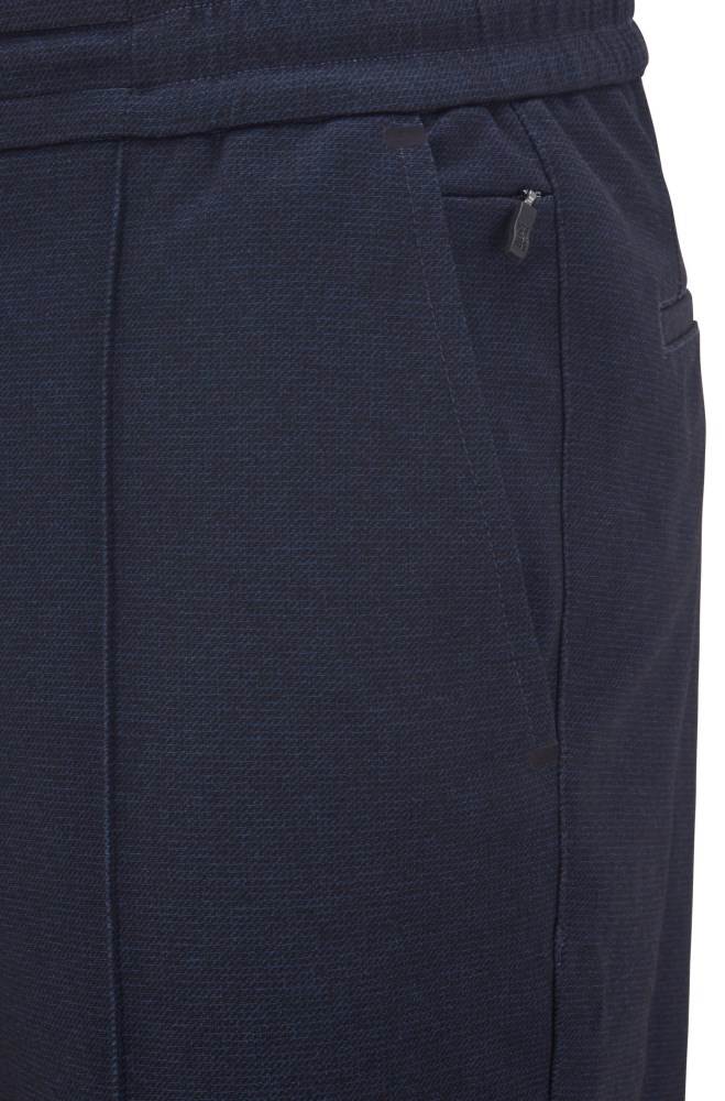 Hugo Boss Tapered-fit trousers Mørke Blå | wUa3MzHX