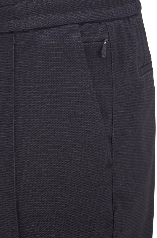 Hugo Boss Tapered-fit trousers Svarte | 67VOA4Ss