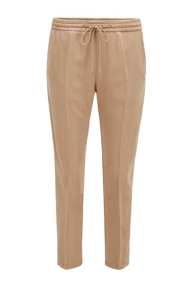 Hugo Boss Tapered-leg jogging trousers Beige | gTKvbht4