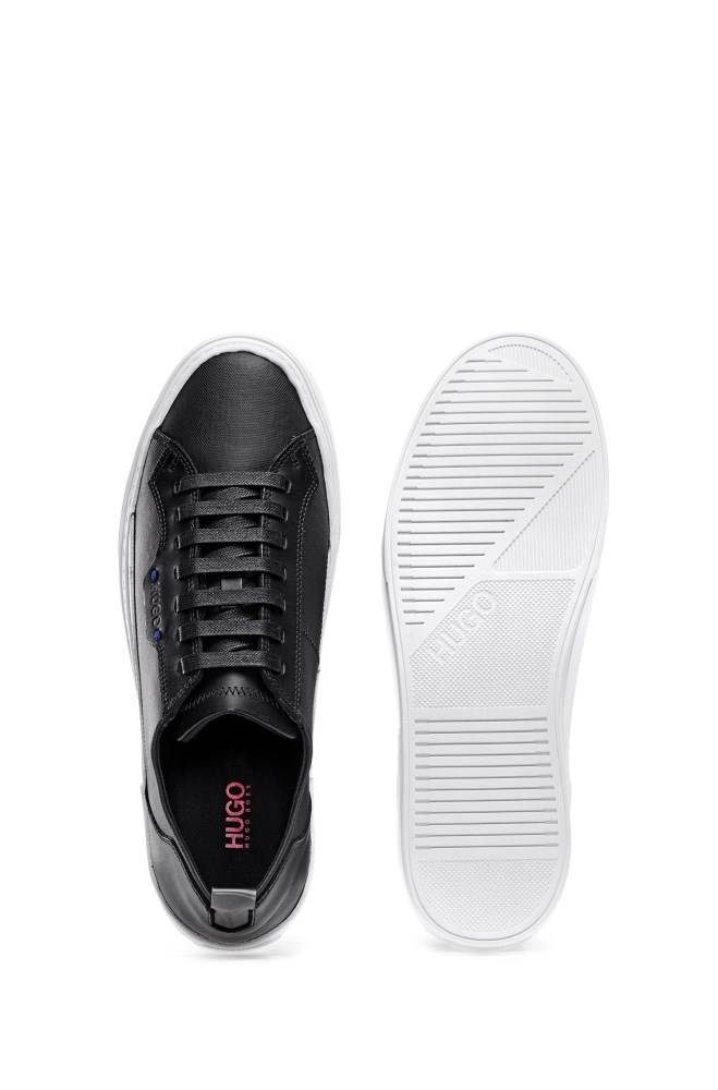 Hugo Boss Tennis-inspired trainers Svarte | DIyryuwG