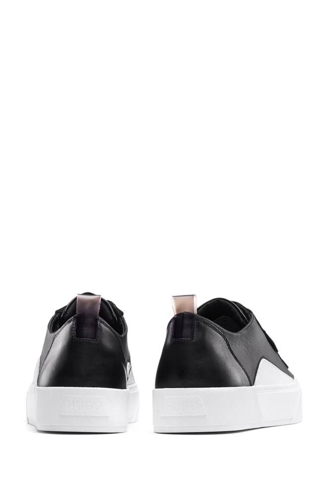 Hugo Boss Tennis-inspired trainers Svarte | DIyryuwG