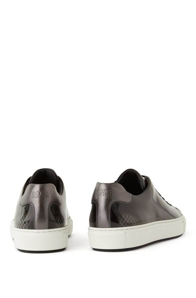 Hugo Boss Tennis-inspired trainers Svarte | U63gRPWH