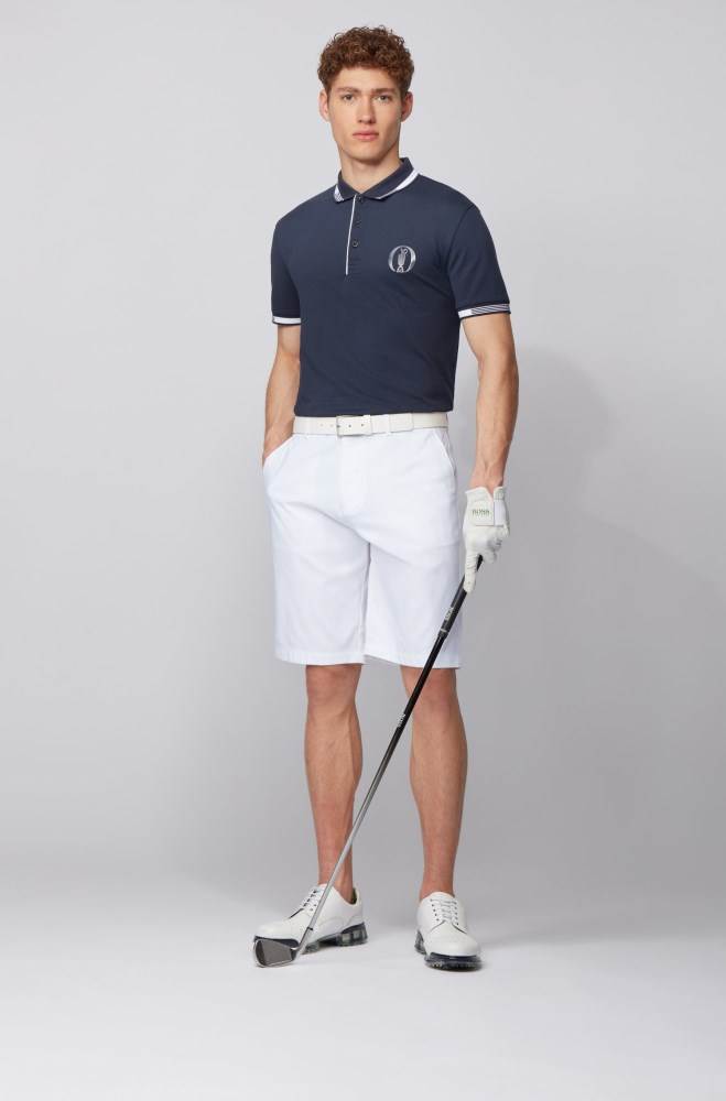 Hugo Boss The Open exclusive polo shirt Mørke Blå | 5iEPfsdJ