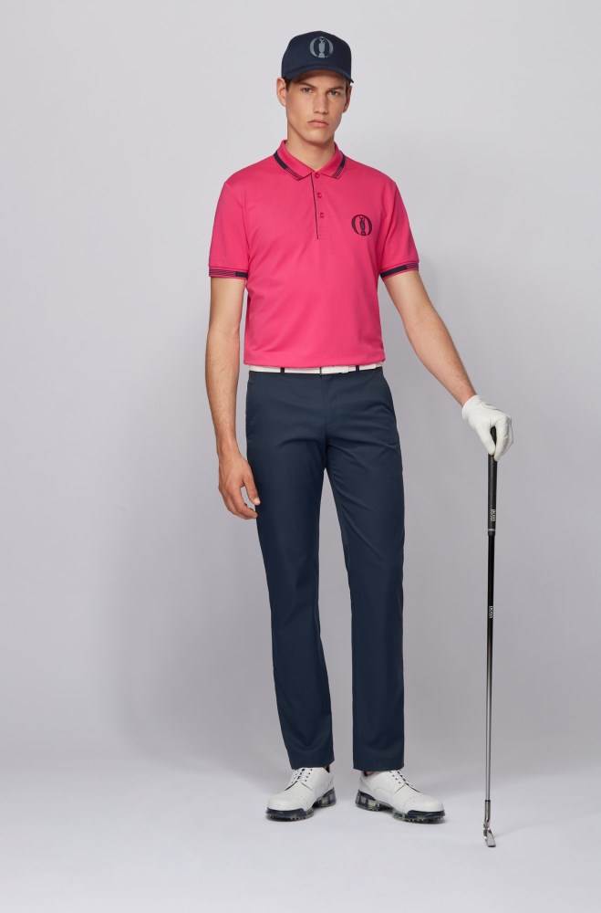 Hugo Boss The Open exclusive polo shirt Rosa | kcKLhwEf