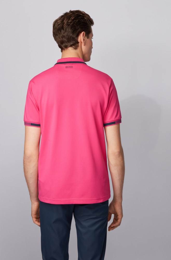 Hugo Boss The Open exclusive polo shirt Rosa | kcKLhwEf