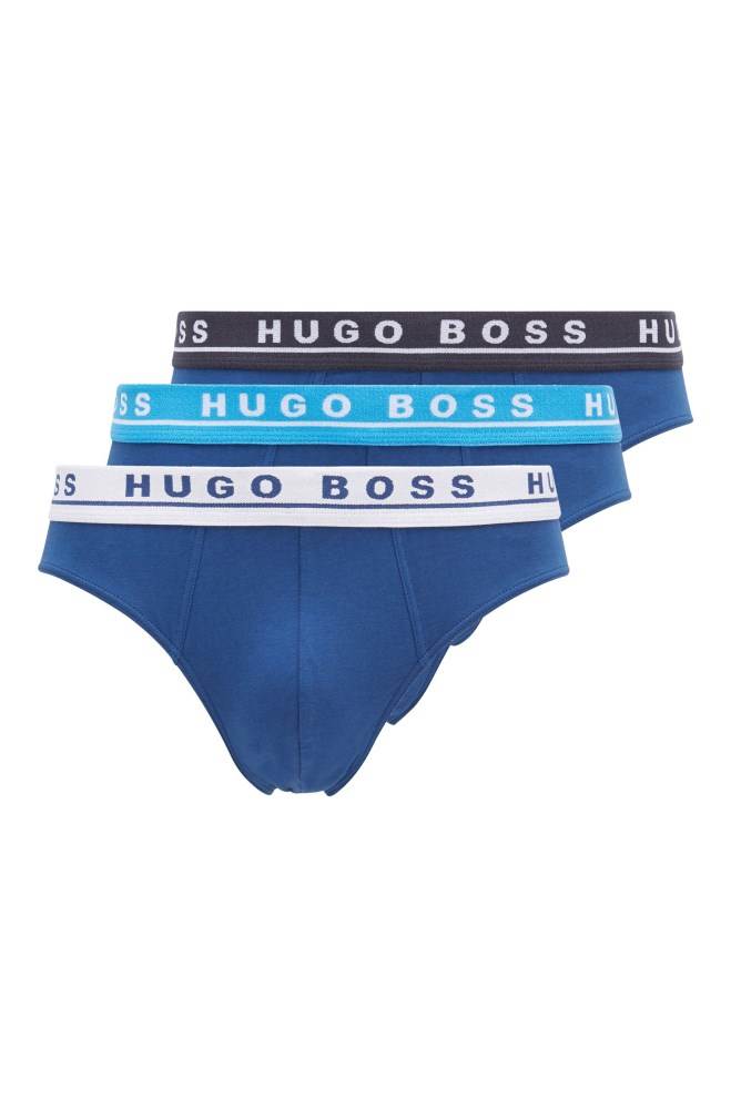 Hugo Boss Three-pack of briefs Patterned | MndB3NlC