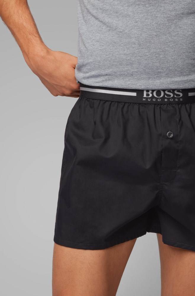 Hugo Boss Three-pack of pyjama shorts Svarte | 0EUBnv7u