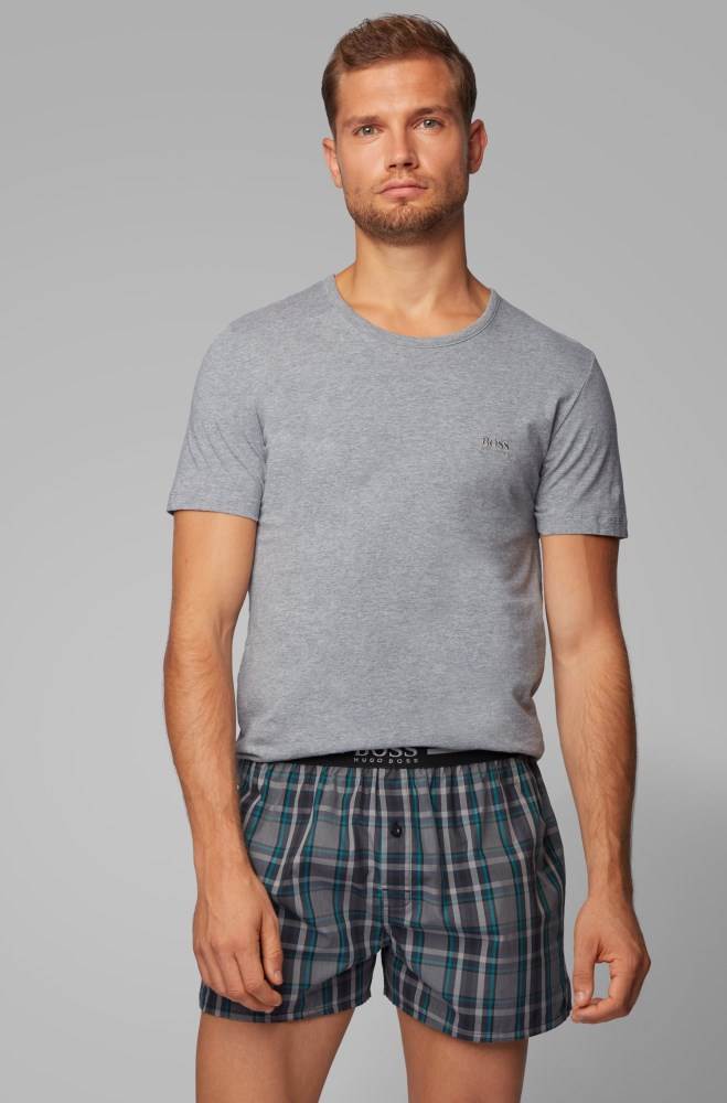 Hugo Boss Three-pack of pyjama shorts Svarte | 0EUBnv7u