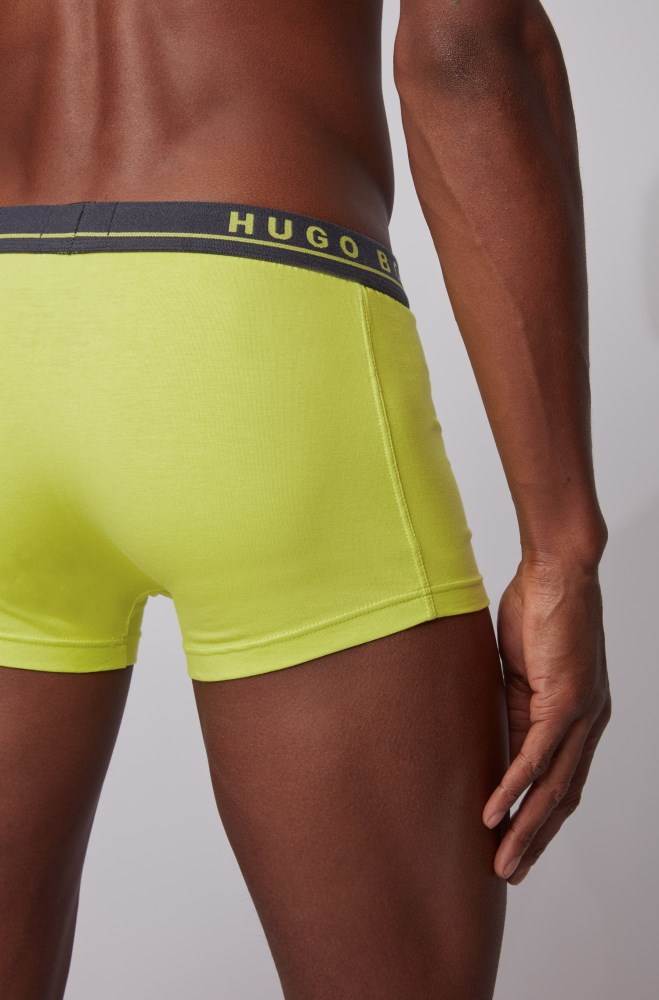 Hugo Boss Three-pack of stretch-cotton trunks Patterned | WERGywxL