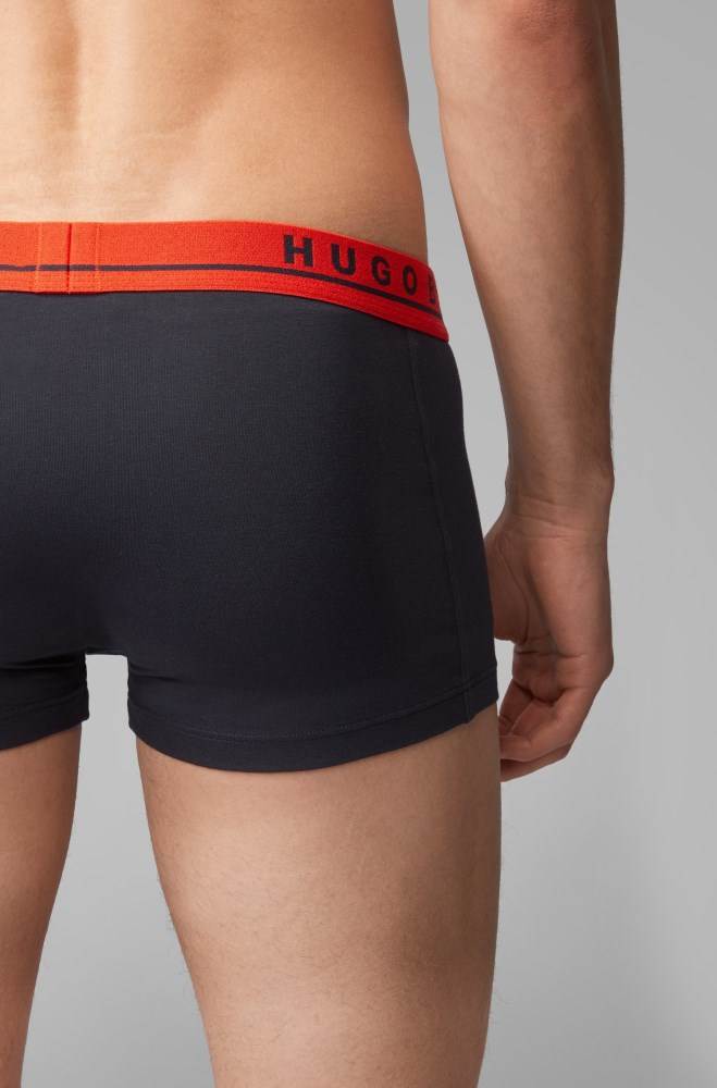 Hugo Boss Three-pack of stretch-cotton trunks Patterned | jN4ARgpC