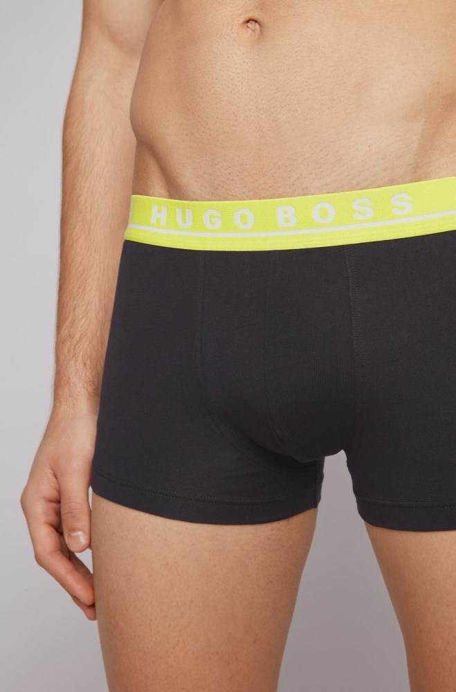 Hugo Boss Three-pack of stretch-cotton trunks Patterned | sxW9w1bm