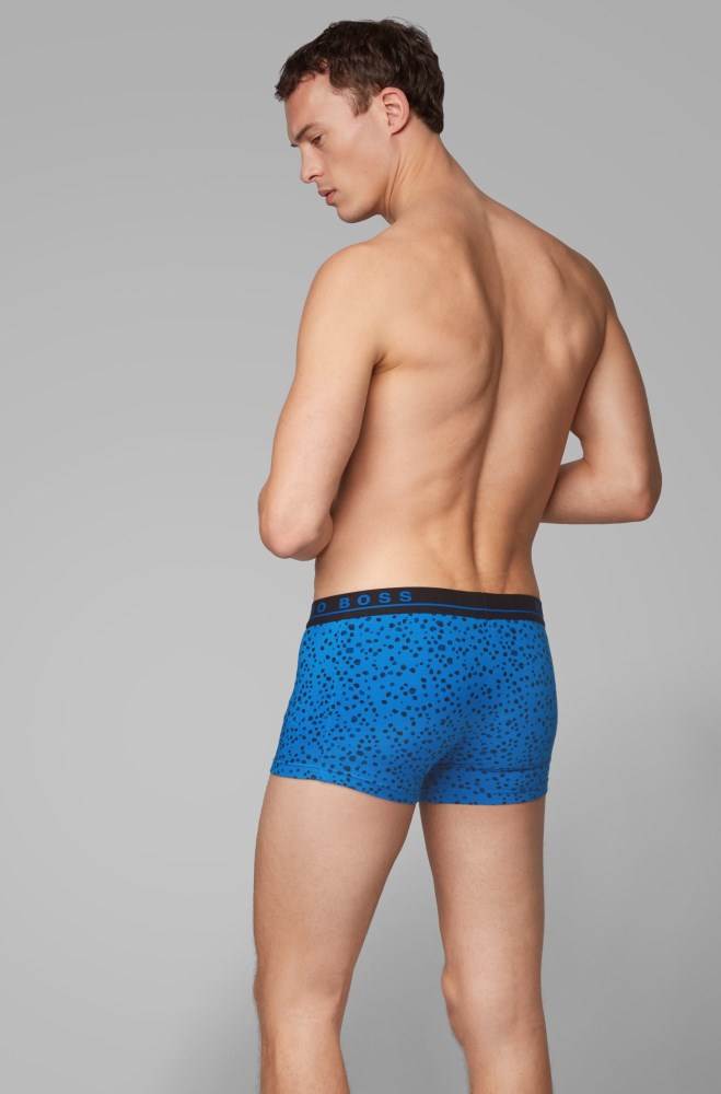 Hugo Boss Three-pack of stretch-cotton trunks Patterned | y0KV5Cpr