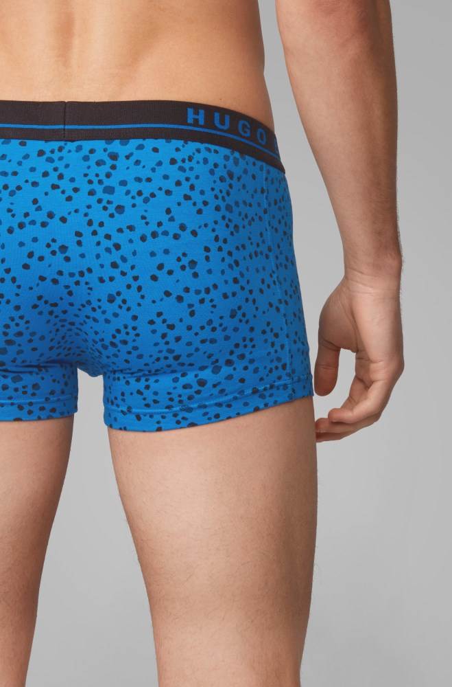 Hugo Boss Three-pack of stretch-cotton trunks Patterned | y0KV5Cpr