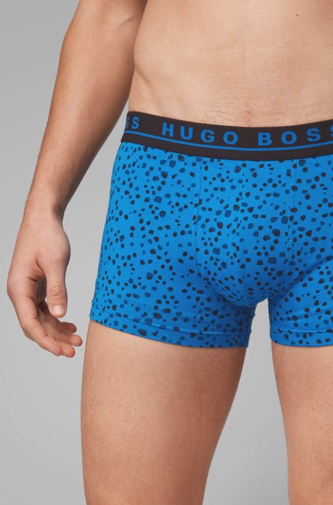 Hugo Boss Three-pack of stretch-cotton trunks Patterned | y0KV5Cpr