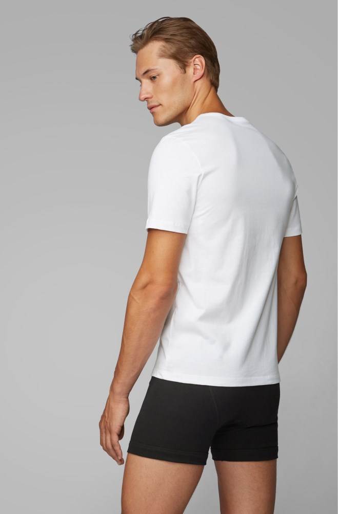 Hugo Boss Three-pack of underwear T-shirts Hvite | t0uBsDTV