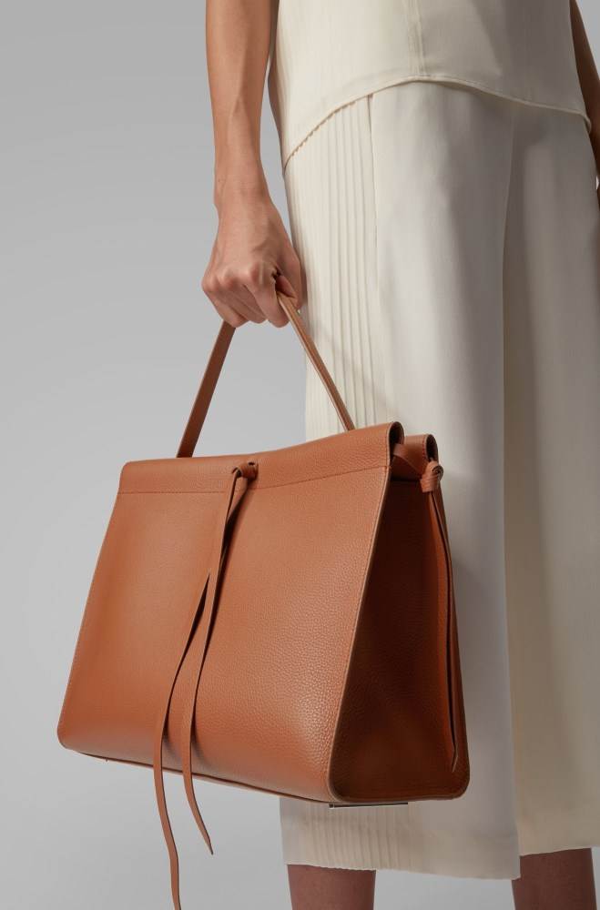 Hugo Boss Tote bag Lyse Brune | S3KtblVJ