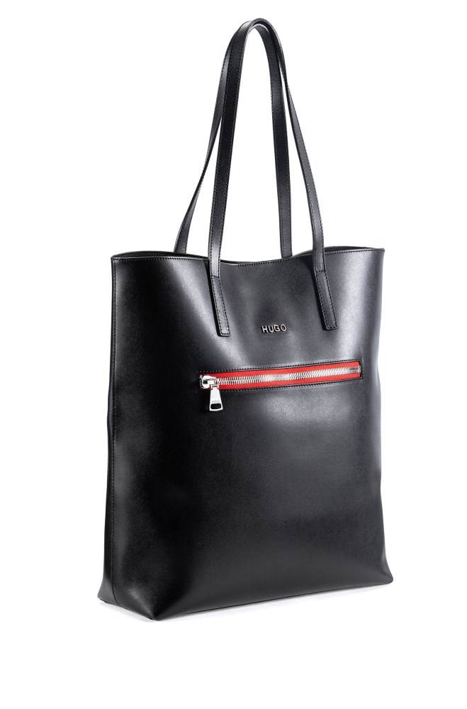 Hugo Boss Tote bag Svarte | 6DexaYs5