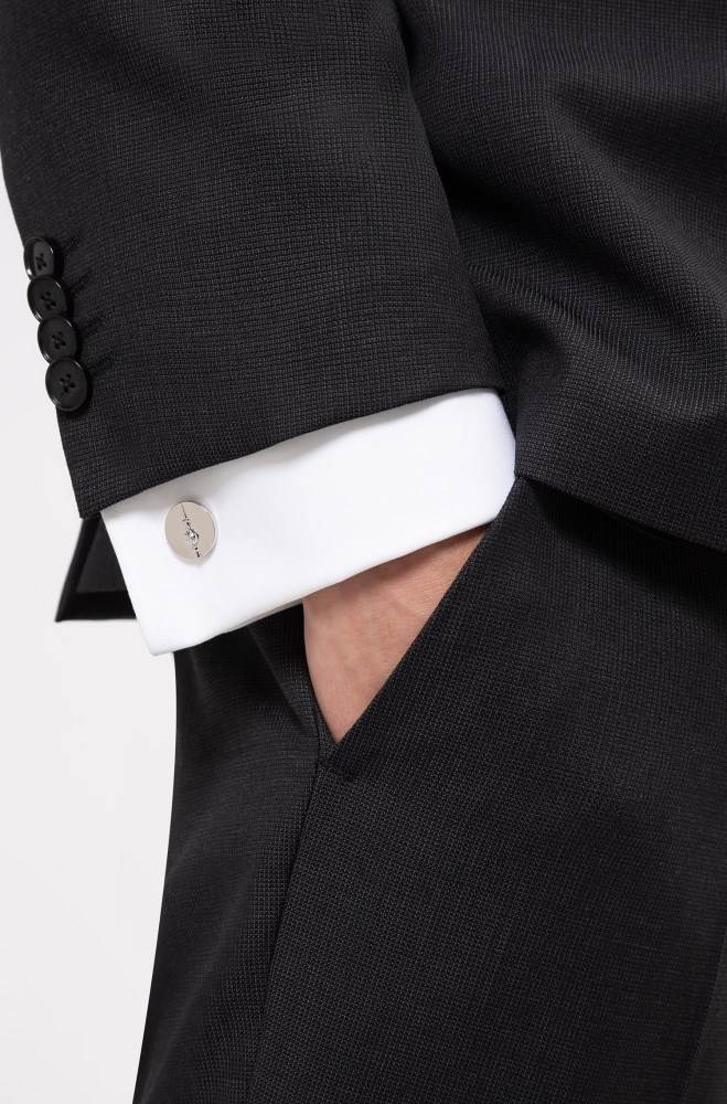 Hugo Boss Tower cufflinks Sølv | 7rBn2Pb3