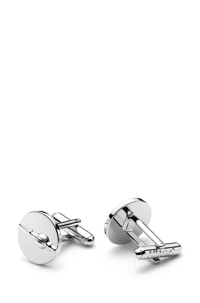 Hugo Boss Tower cufflinks Sølv | 7rBn2Pb3